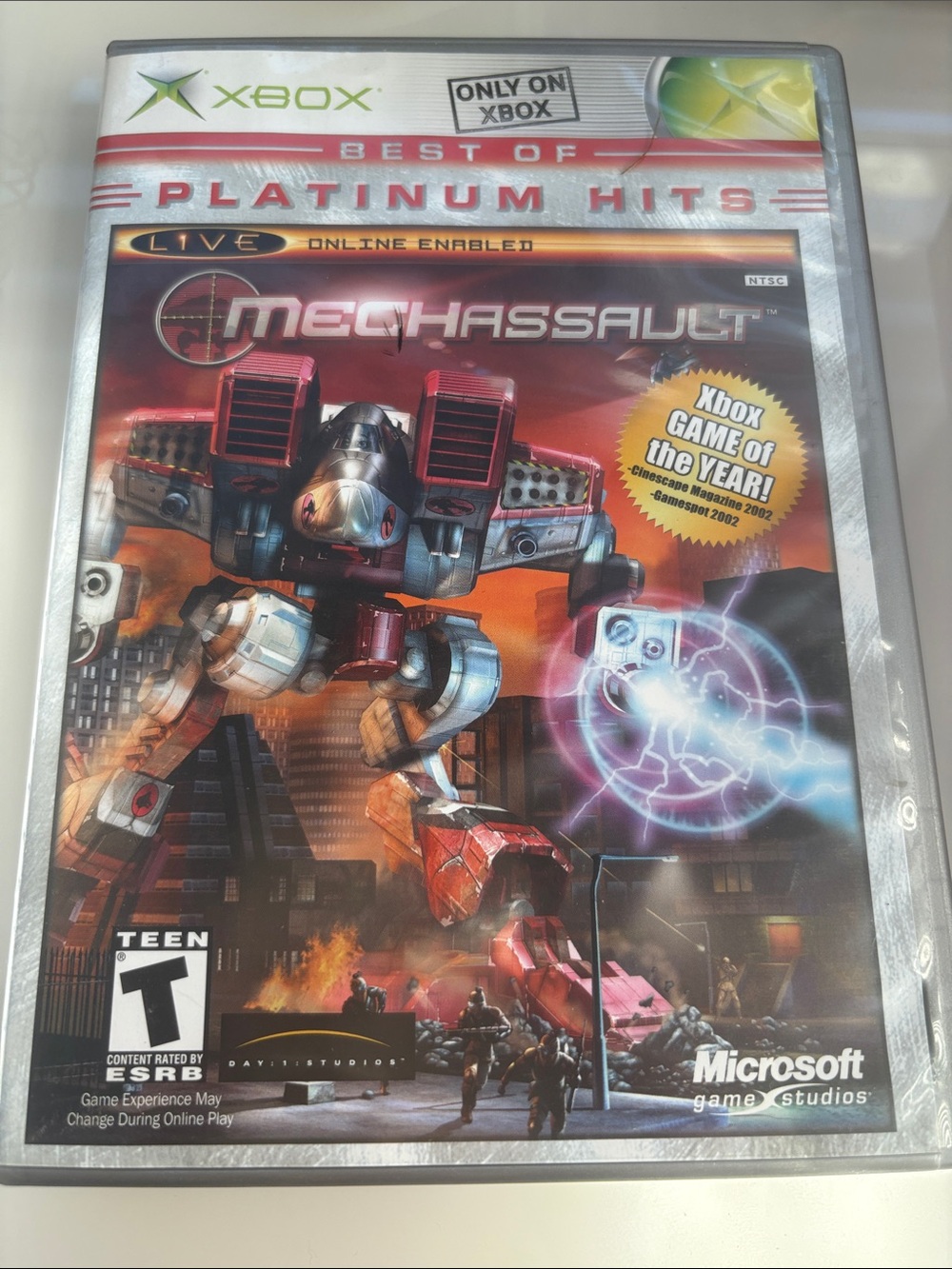 Microsoft MechAssault Platinum Hits XBOX Game
